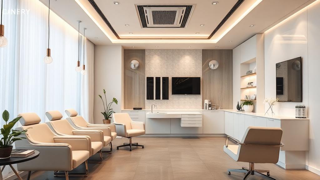 Serenova Aesthetics — modern plastic surgery clinic interior in Bangalore
