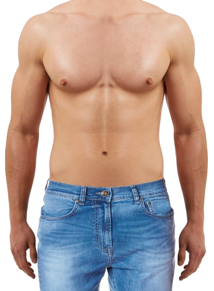 Gynecomastia (male breast reduction) surgery consultation at Serenova Aesthetics, Bangalore